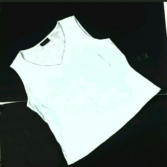 Linen White Camisole Top Sz 12 - Picture 1 of 5